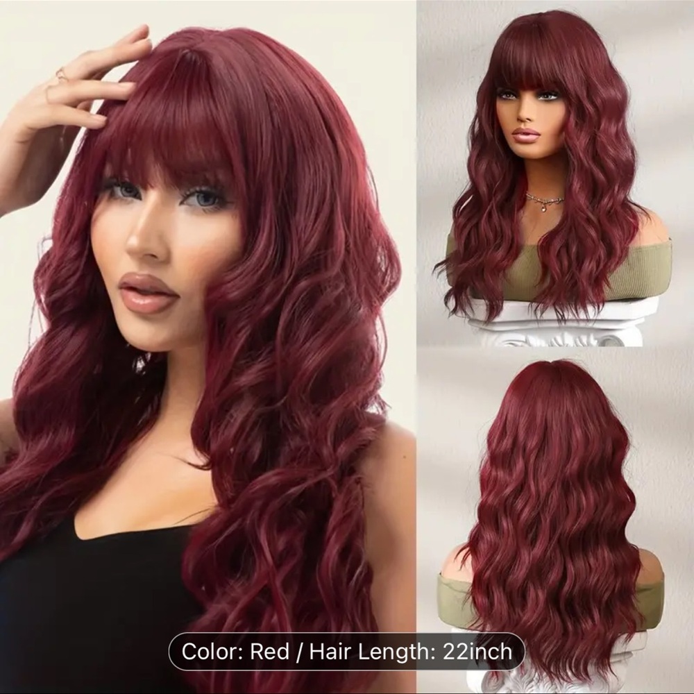 COPY - Red Wig synthetic 22inches